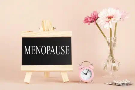 Hormonal imbalance in women over 40 typically heralds the onset of perimenopause, leading to menopause. 