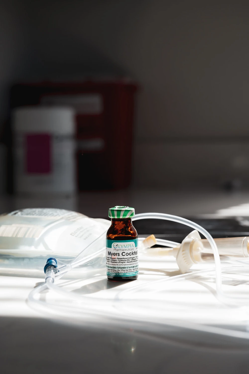 IV therapy product and treatment image