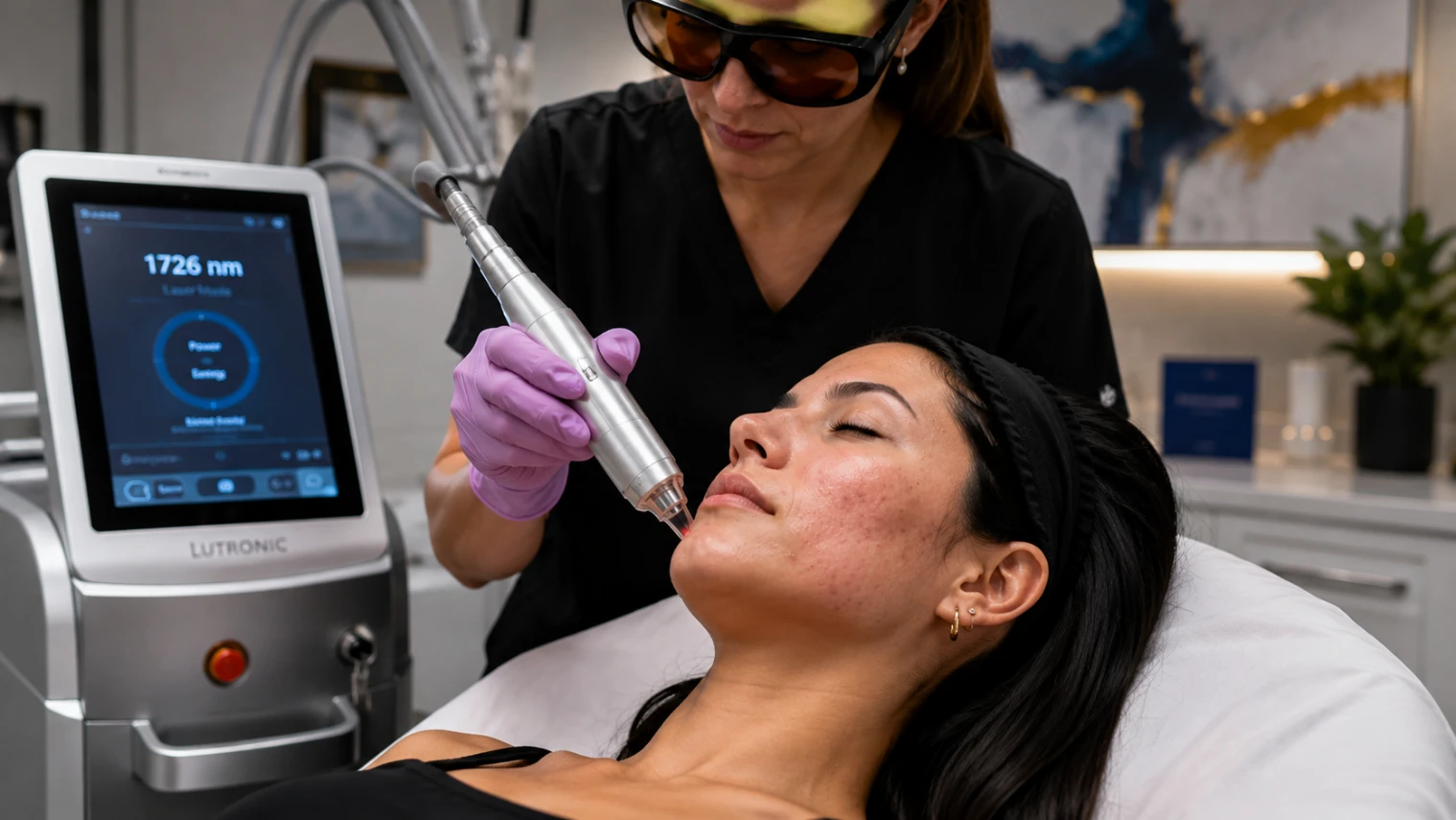 Can a 1726-Nanometer Laser Reduce Acne Without Daily Medication?