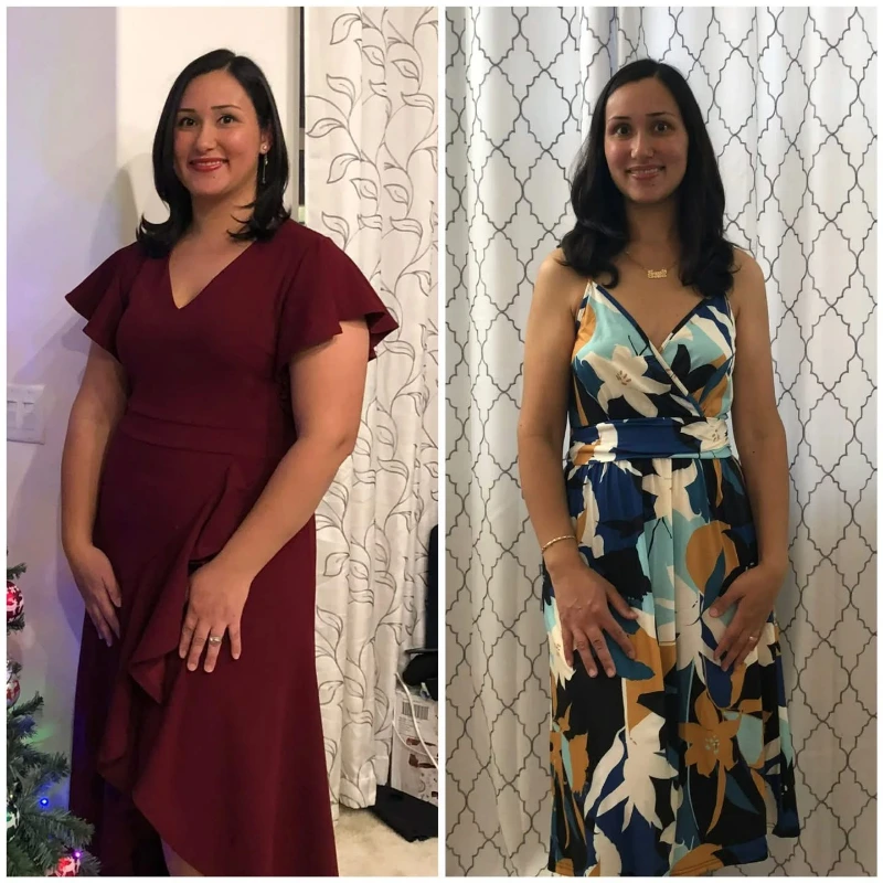 Medical weight management progress comparison 10